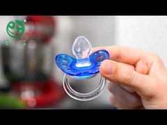 จุกนมเด็กต้านทานสีเหลืองการตั้งค่าอย่างรวดเร็ว LSR เกรดอาหาร 40 Shore A